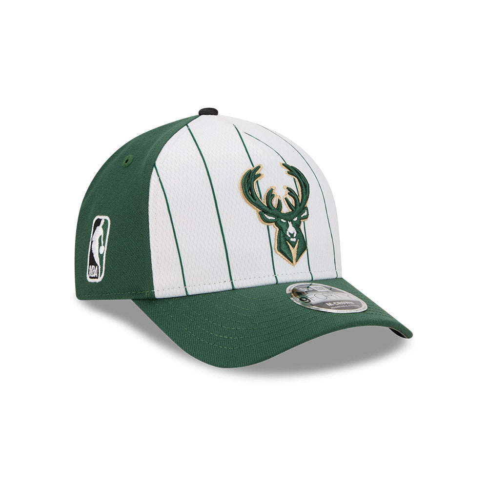 Milwaukee Bucks Hat - 2025 Tip-Off 9Forty M-Crown A-Frame Snapback Cap - New Era